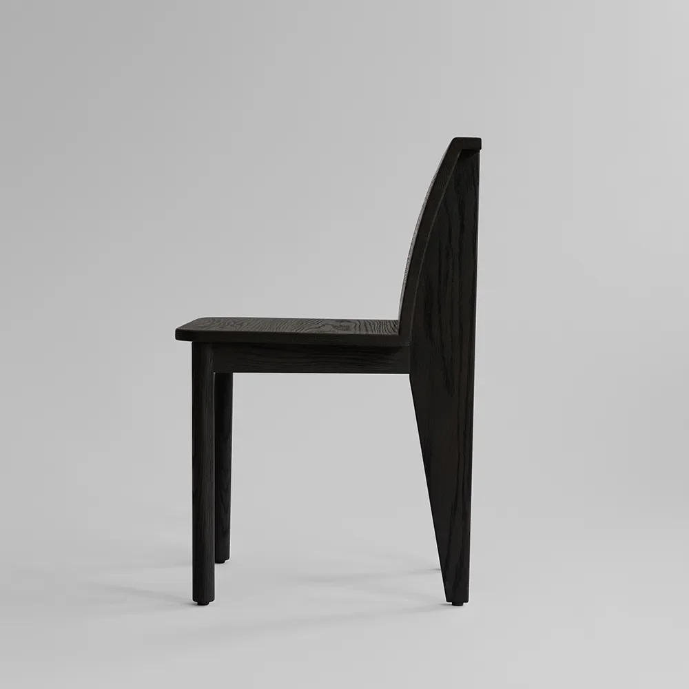 Brutus Slim Matstol- Coffee Black Oak