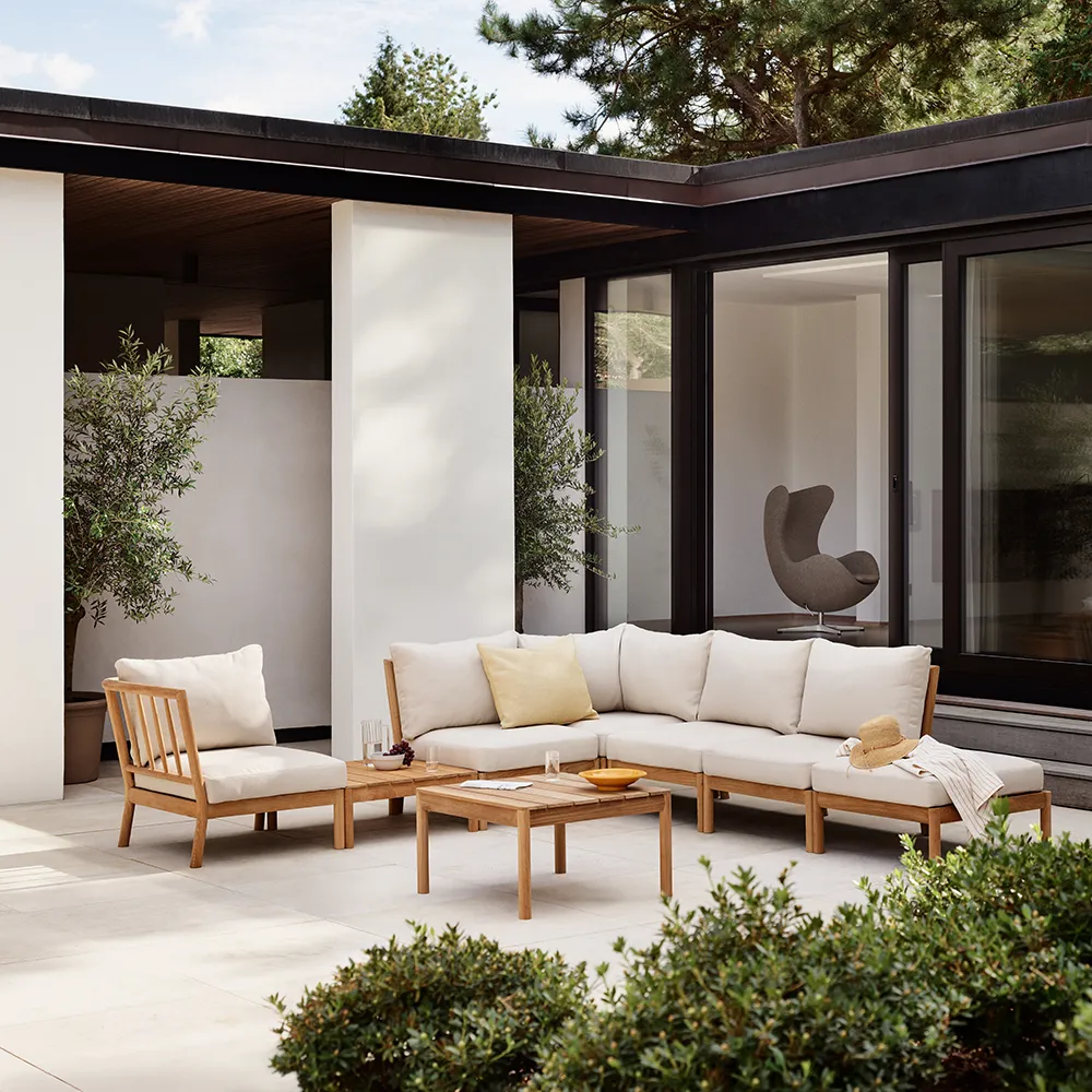 Tradition Hörnmodul Light Sand/Teak 