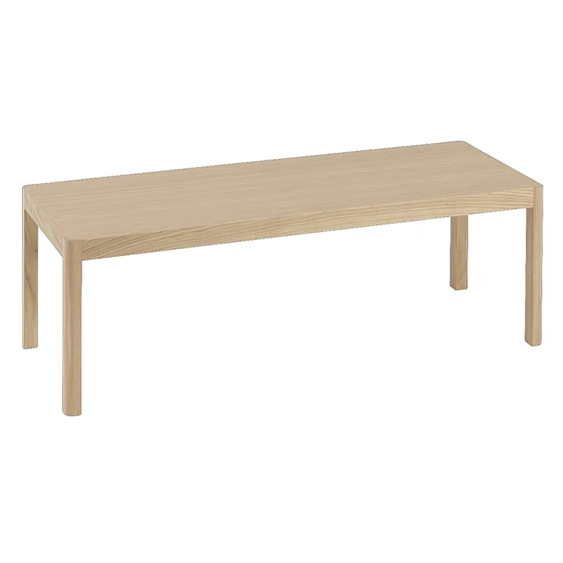 muuto, workshop soffbord 43 x 120 cm - oak veneer oak