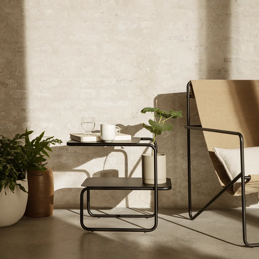 Alternativ bild 1 för Ferm Living - Level Side Table - Kaffe bord - Svart - W: 55 - H: 45 - D: 35