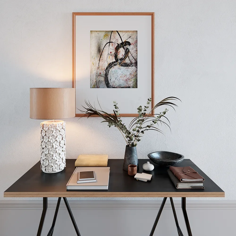 Fiore Bordslampa H54cm Beige 