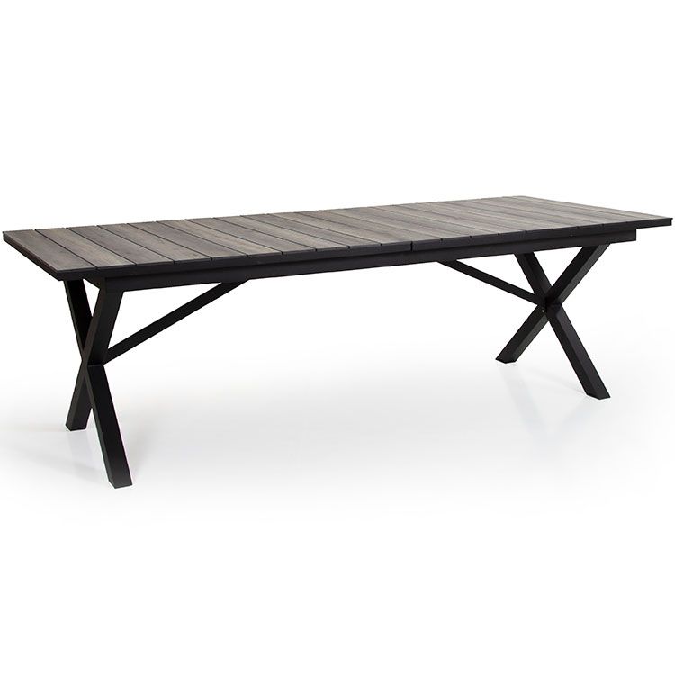 Brafab Hillmond utdragbart bord 100×238-297  cm svart/natur