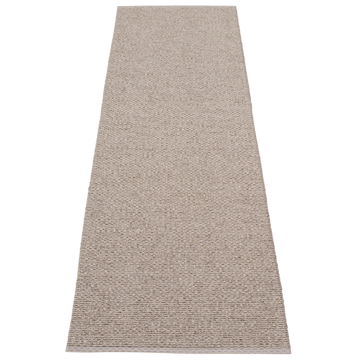 pappelina, svea matta 70x240 cm mud metallic / mud