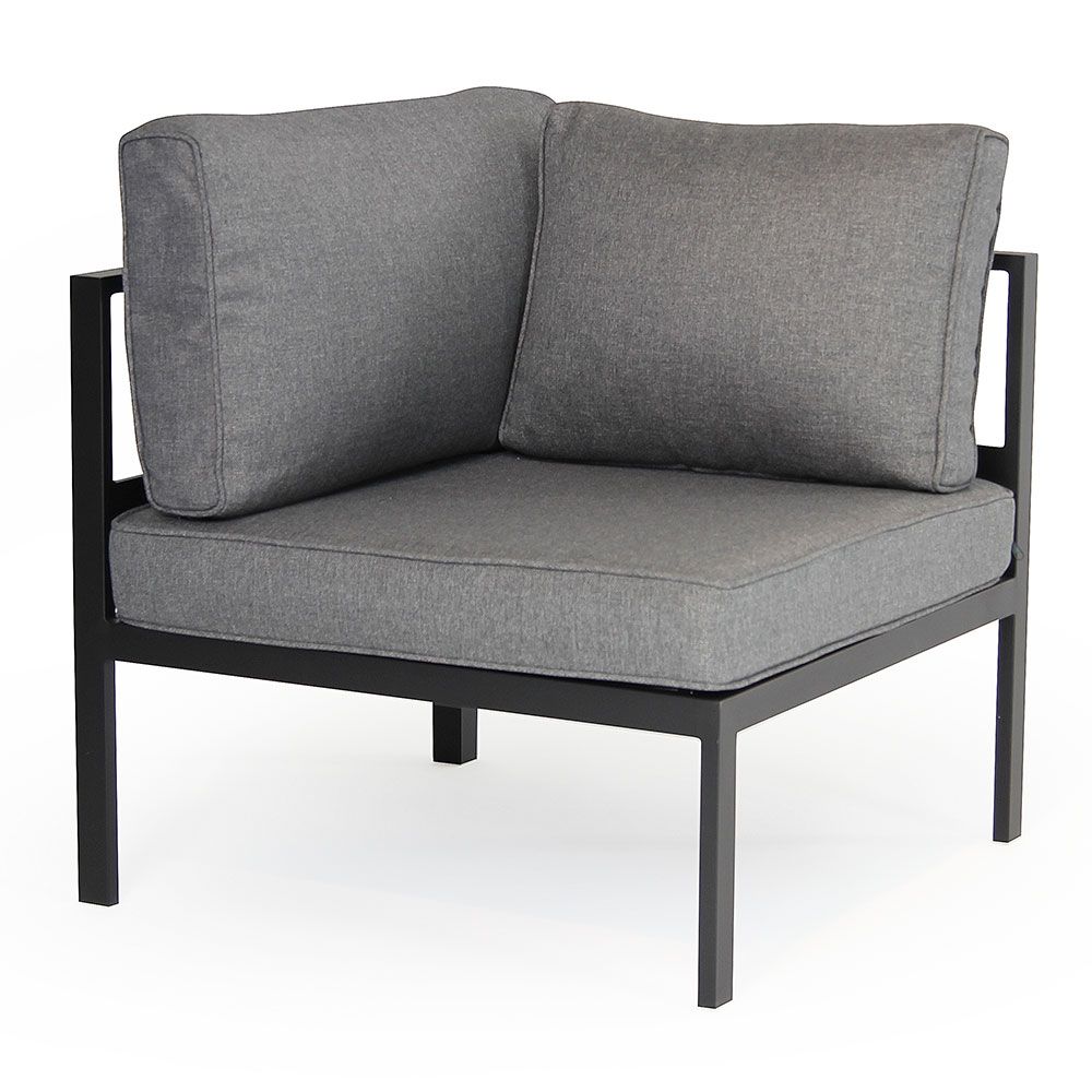 Leone Hörndel Svart/Grå Aluminium 