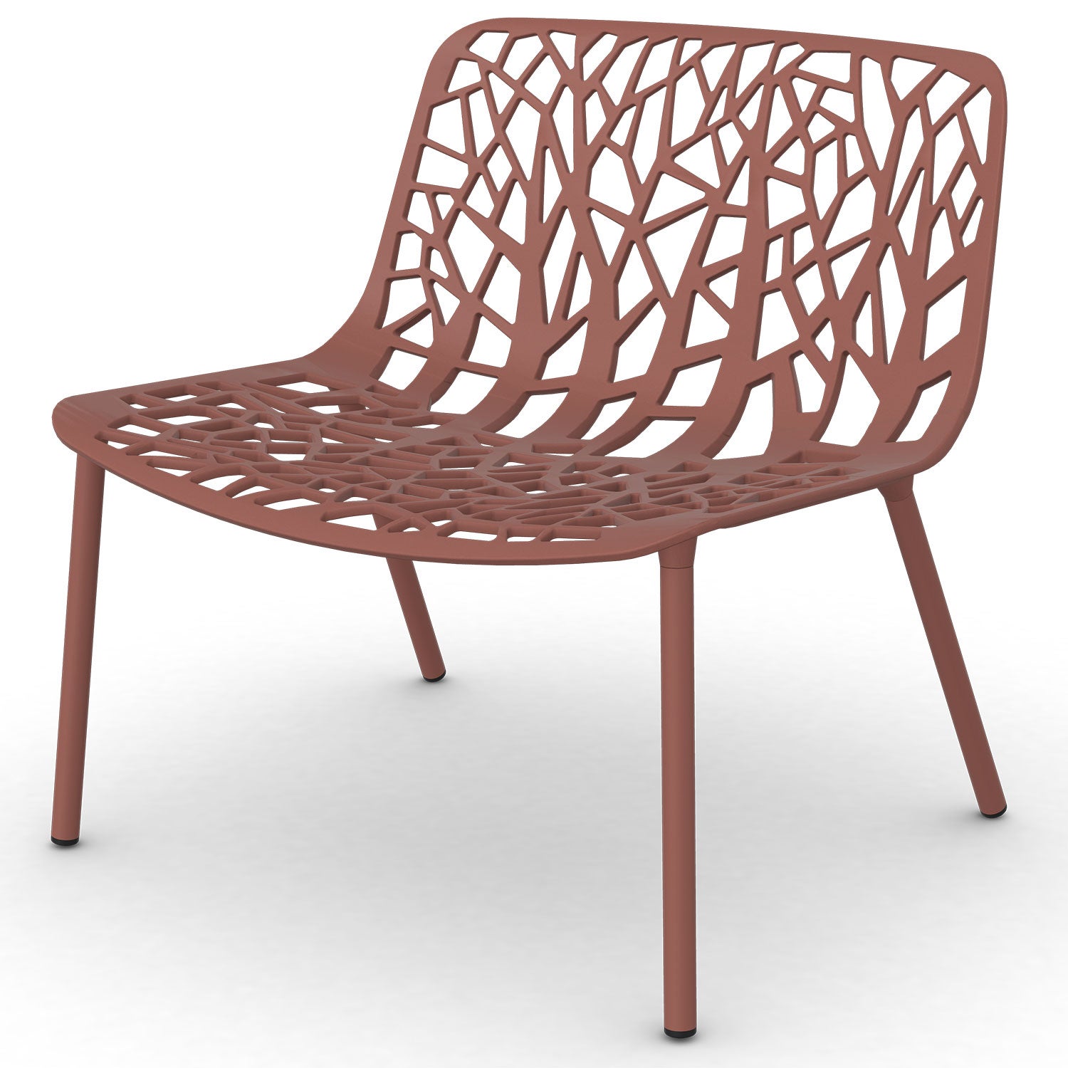 Fast, Forest loungefåtölj Terracotta