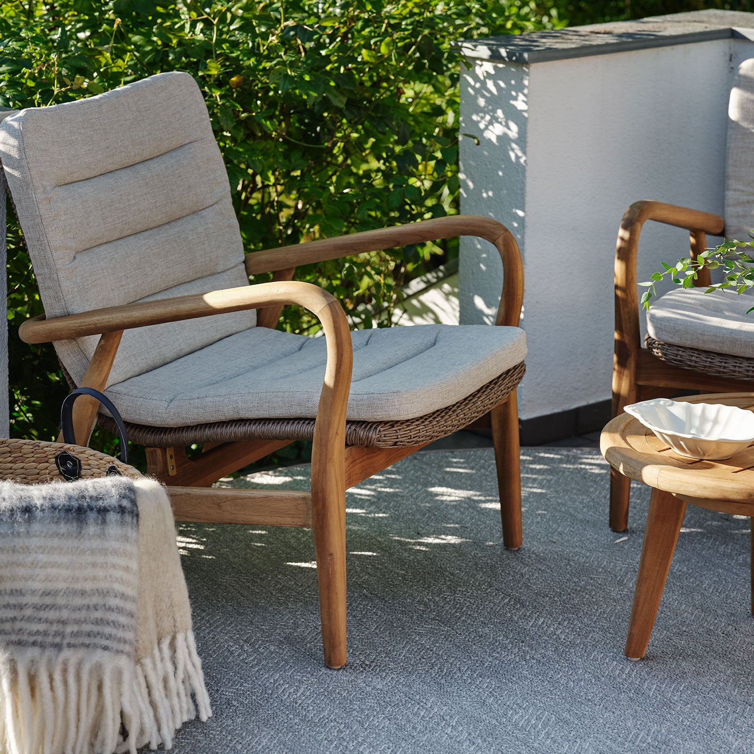 Lilja fåtölj natur/beige 