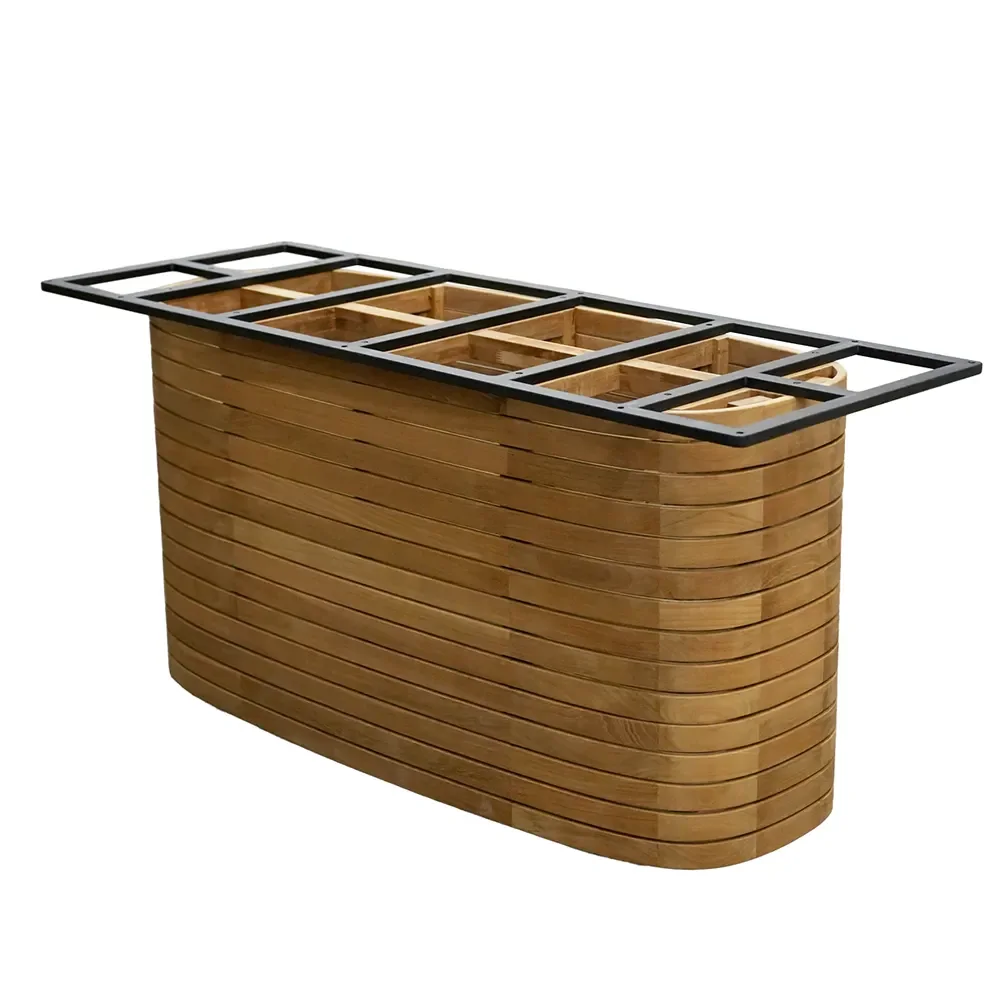 Mellow matbordunderrede oval f/bordsskiva 240x130 cm & 300x130 cm Teak