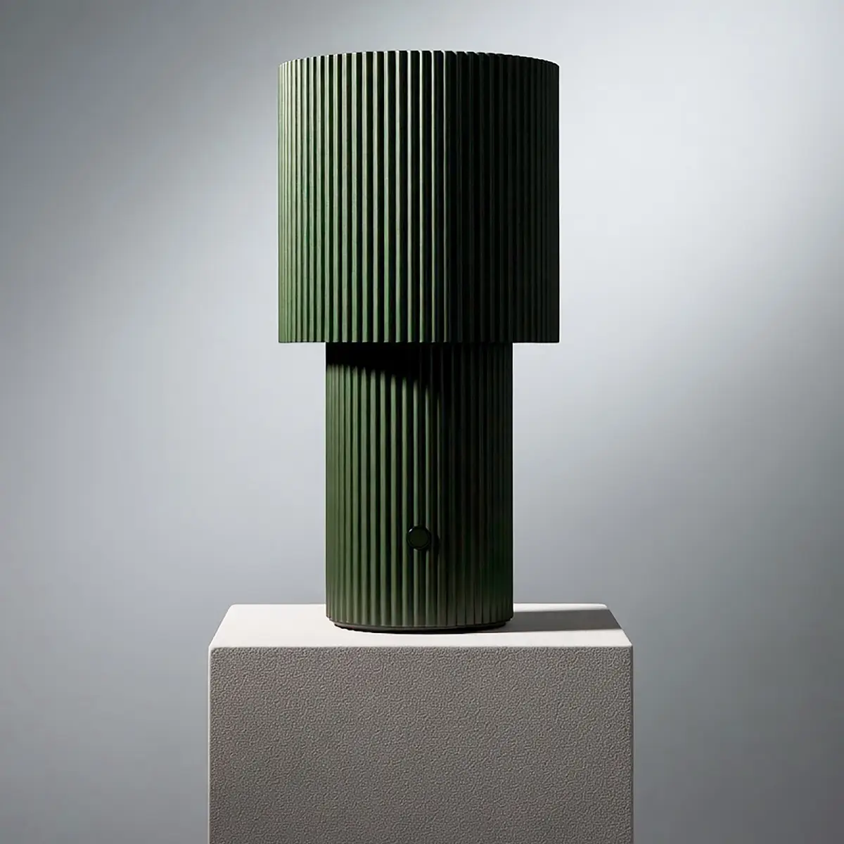 Bordslampa Iluma portabel Ø12,2xH22,1 cm Metall Olivgrön