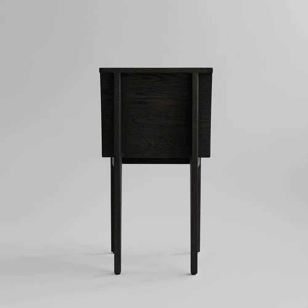 Brutus Slim Matstol- Coffee Black Oak