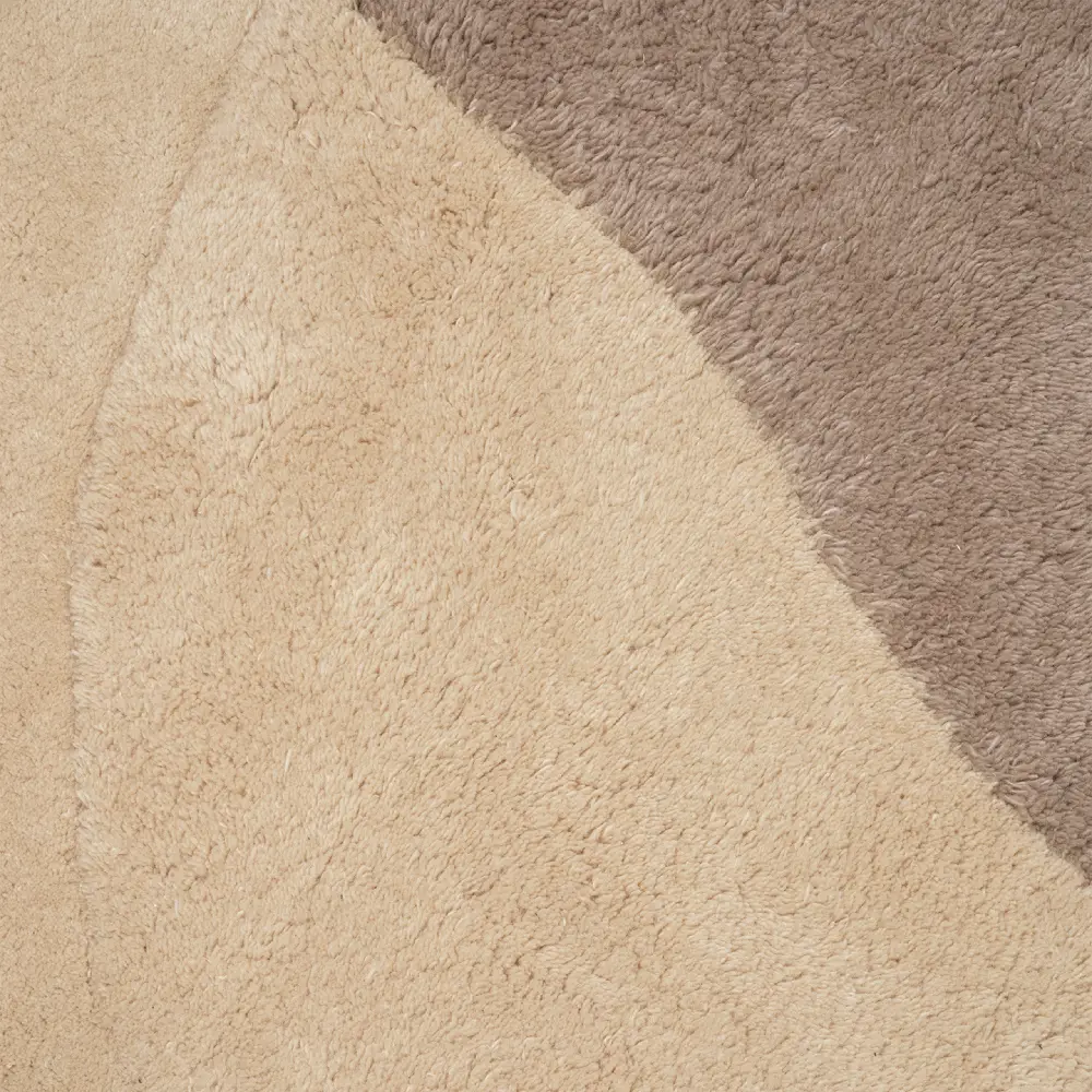 View Handtuftad matta 180x180 cm- Beige