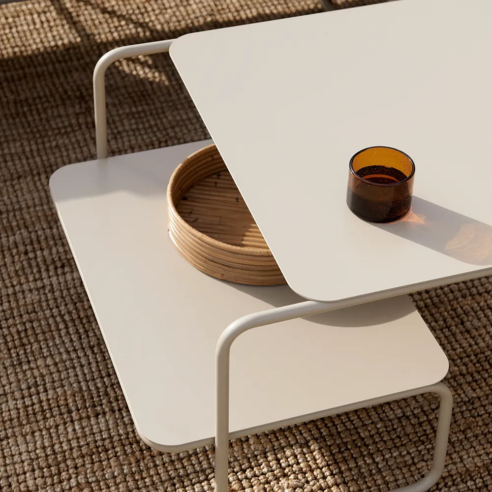 Alternativ bild 1 för Ferm Living - Level Coffee Table - Soffbord - Cashmere - W79 x H40 x D60 cm