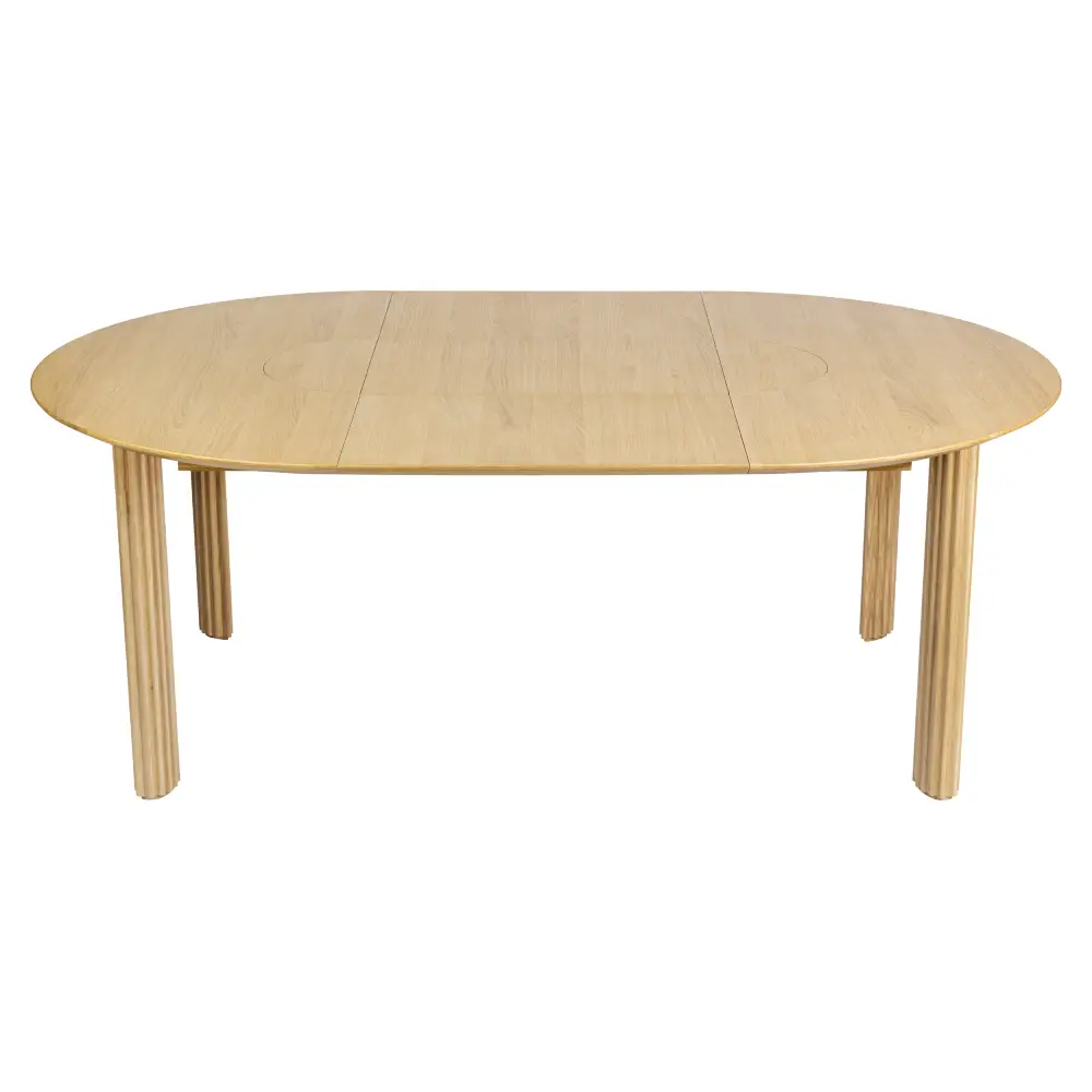 Comfort Circle Matbord med förlängning 132-202x132 Oak