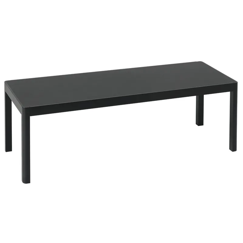 muuto, workshop soffbord 43 x 120 cm - black linoleum