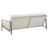 Naos 2,5-sits soffa  Stainless steel / Dot beige