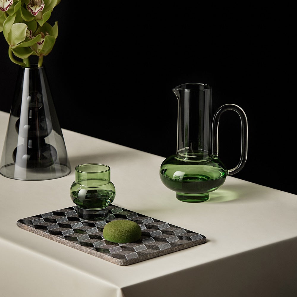 Bump Dricksglas Korta Gröna 2-pack