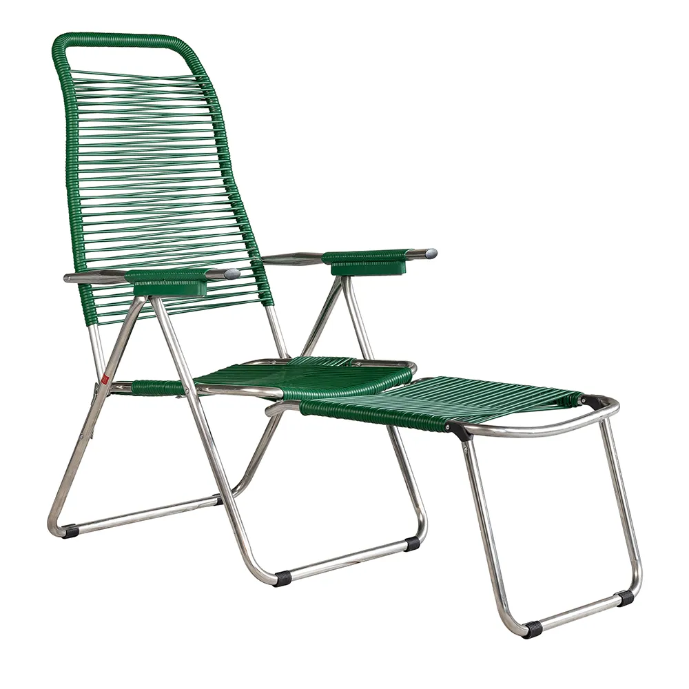 Fiam Spaghetti footrest green matt aluminium