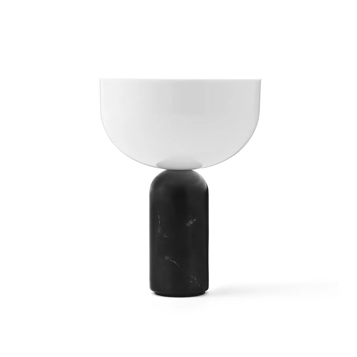 New Works, Kizu Bärbar bordslampa Svart Marble