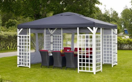 Brafab, Hov sidovägg 300x400 cm grå 1 par