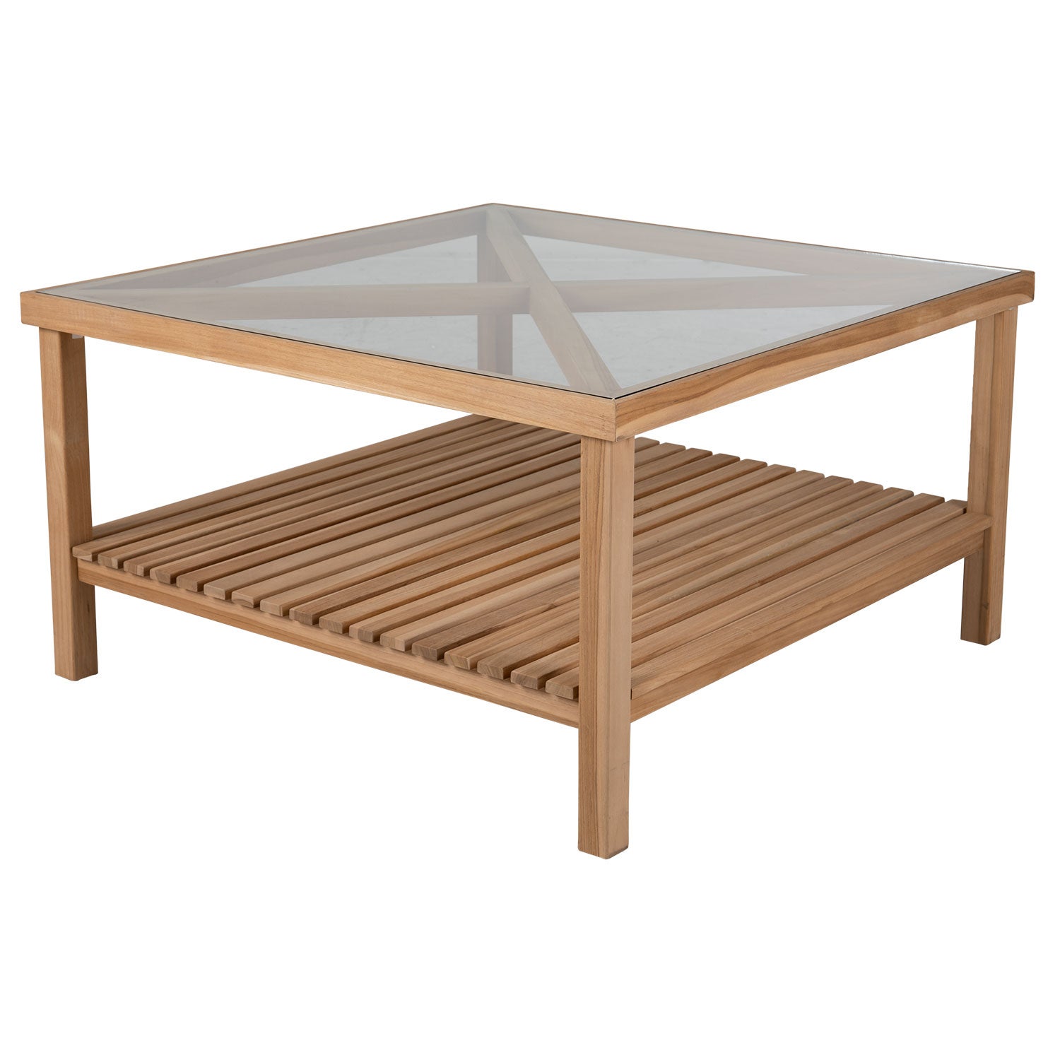 Brafab, Varm soffbord 100x100  cm teak